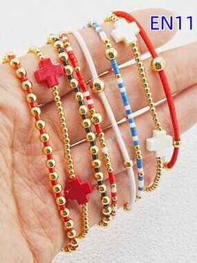 Enewton Red-Tone Bracelet Set